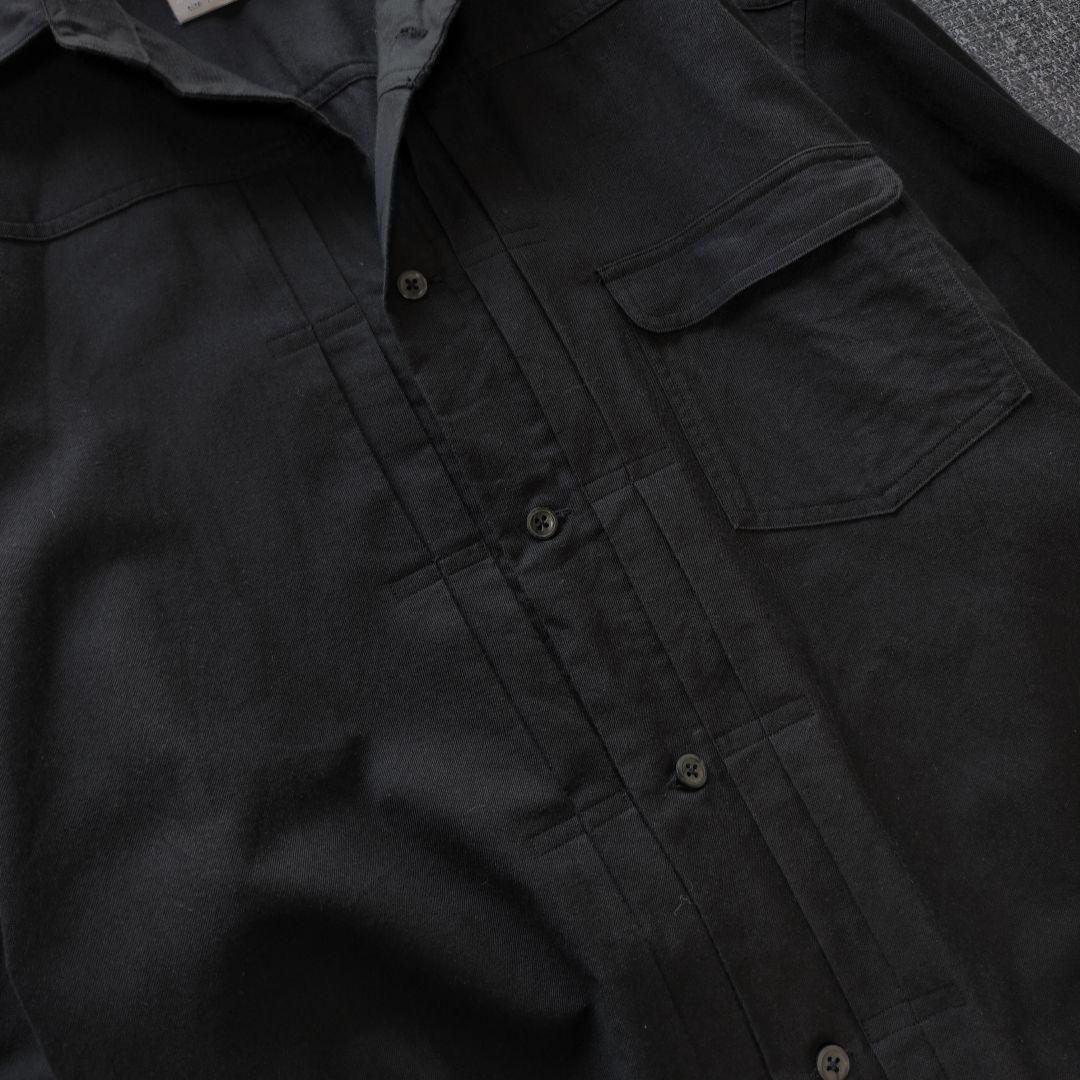 ディガウェル　近年モデル　オーバーサイズ　シャツコート　春秋　ゆったり　日本製