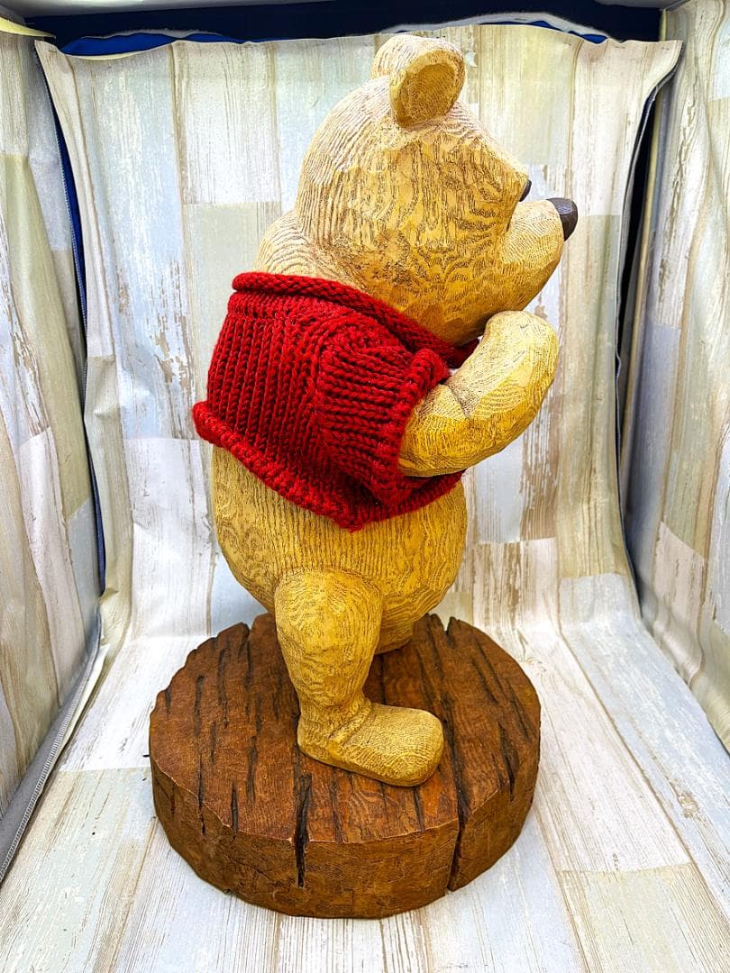 限定品★75周年記念 くまのプーさん クラシックプー 台座 ビッグフィギュア