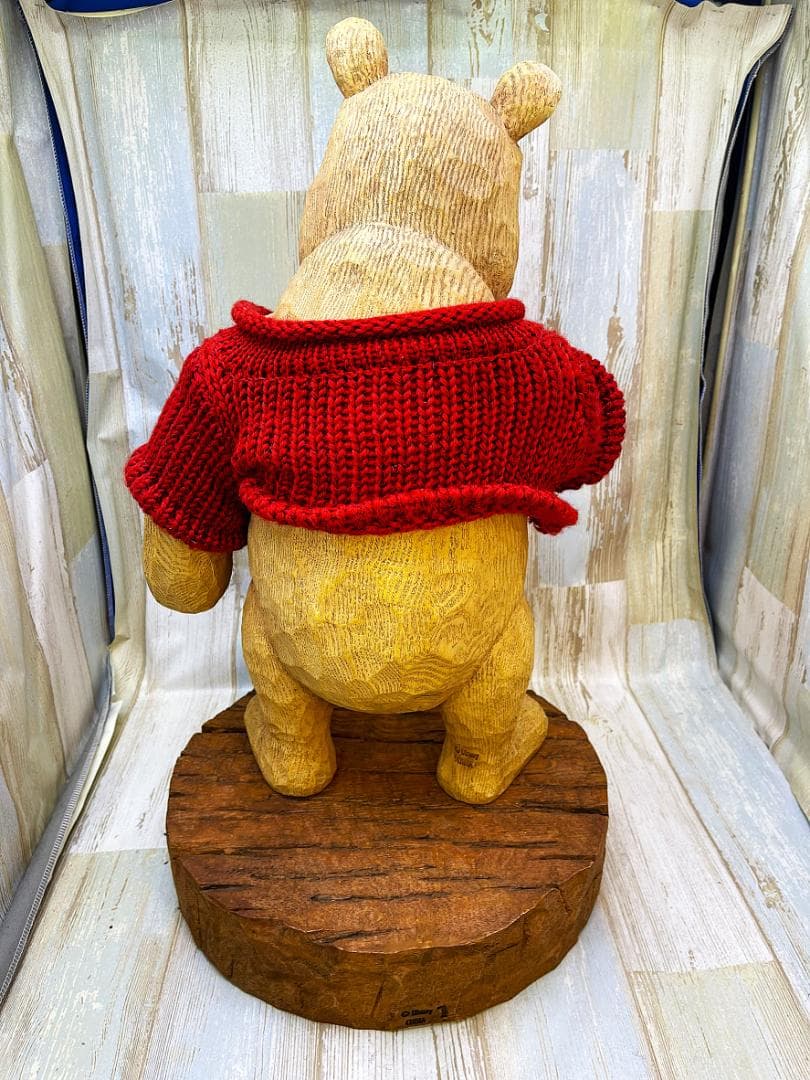 限定品★75周年記念 くまのプーさん クラシックプー 台座 ビッグフィギュア