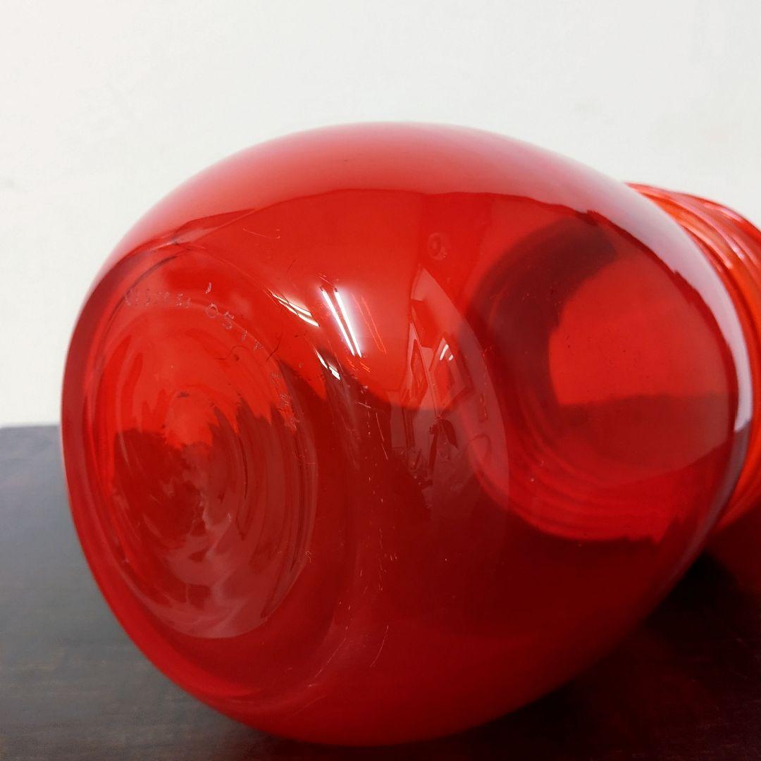 【Luciano Vistosi】MURANO フラワーベース　花瓶 レッド