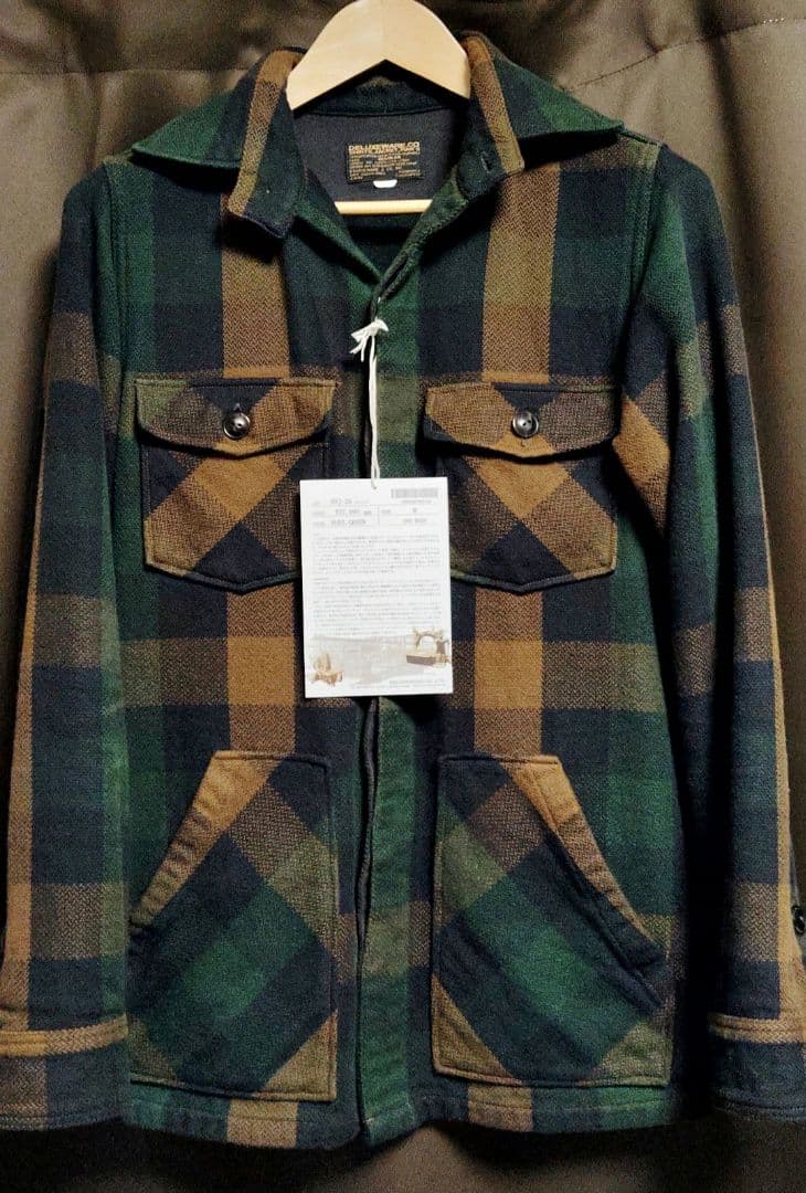 新品 デラックスウエア DELUXEWARE ネルシャツ ジャケットHVJ-35