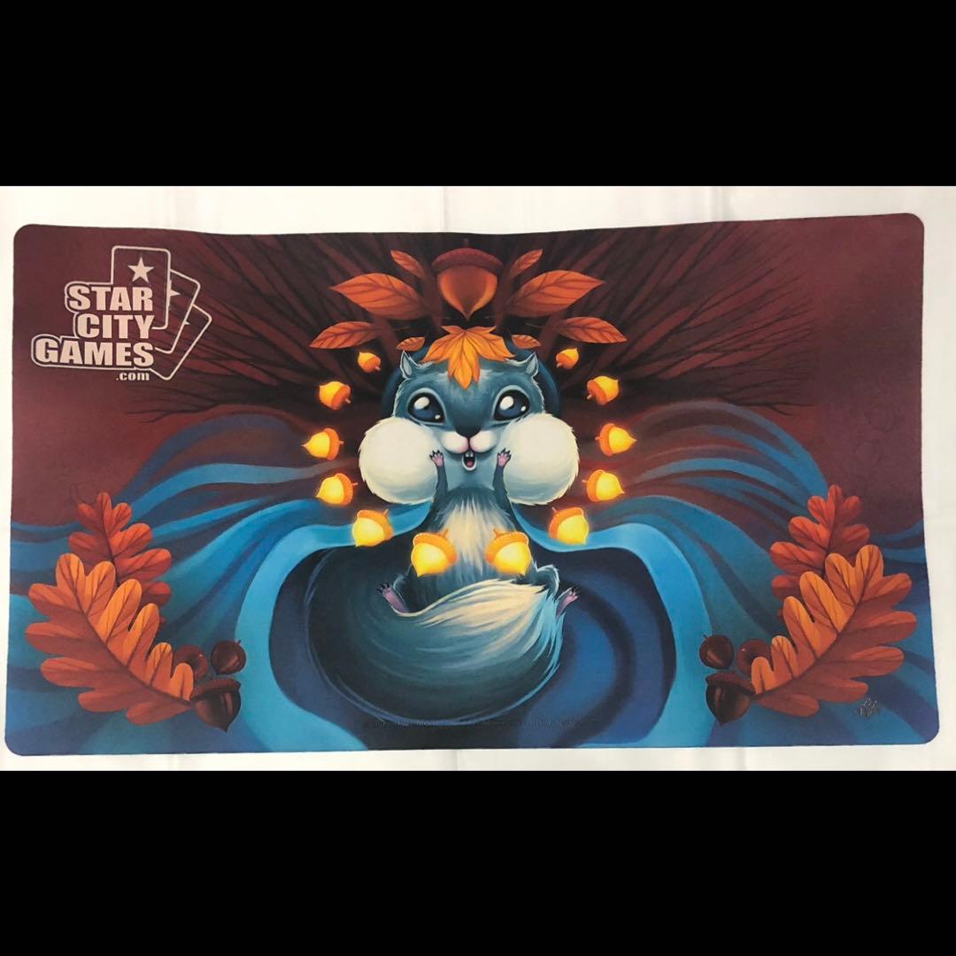 mtg プレイマット 渦まく知識 リス SCG 渦巻く知識