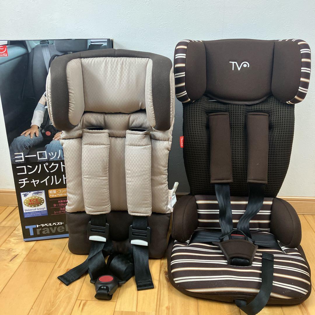 美品 日本育児 トラベルベスト ECプラス ジュニアシート　トラベルベストEC