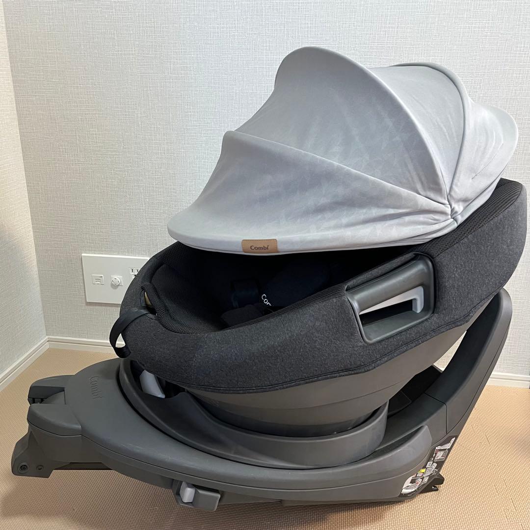 R コンビ チャイルドシートTHE S ISOFIX ZA-670 グレー