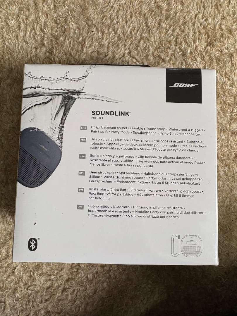 スピーカー・ウーファー BOSE SLINKMICROBLU SoundLink Micro