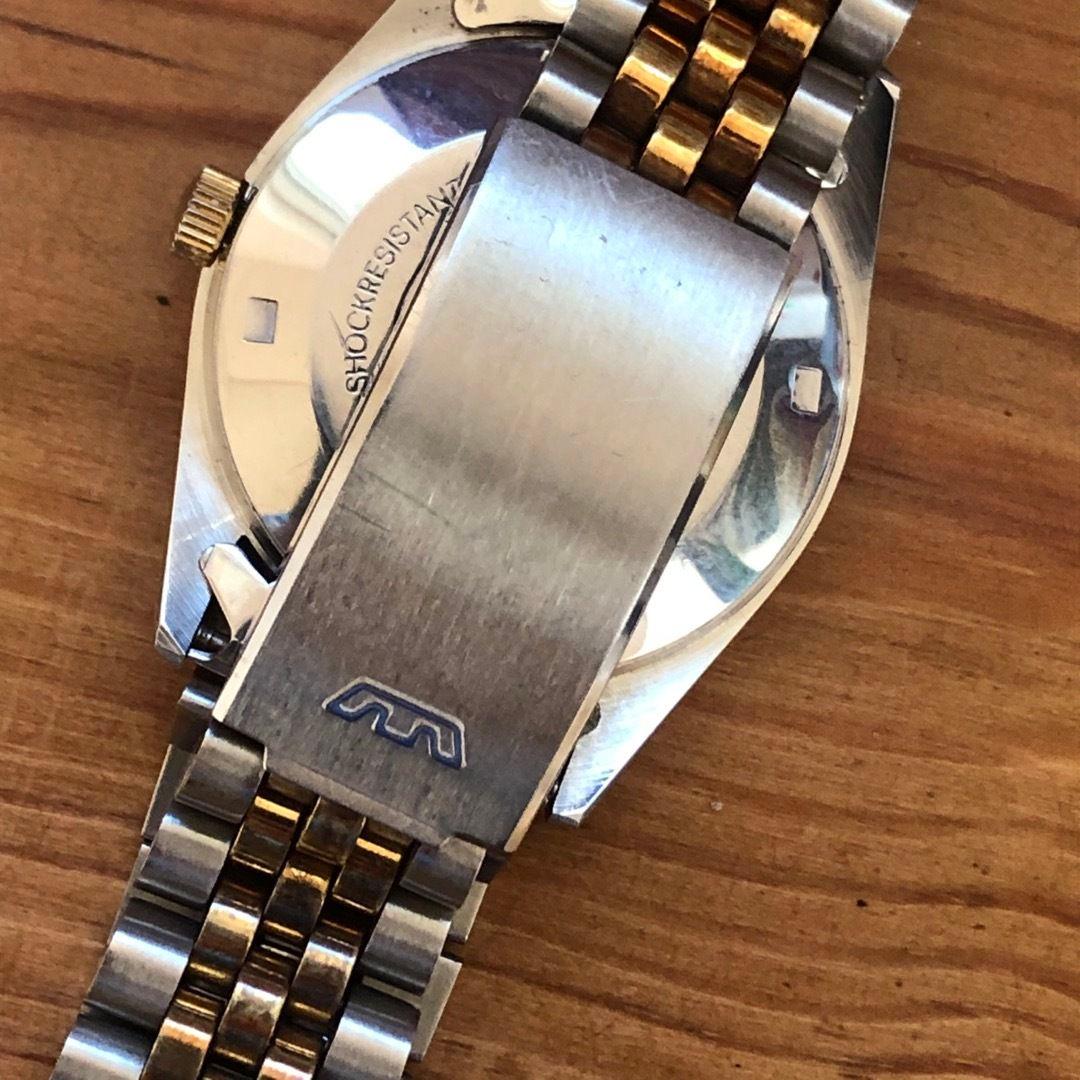 LEN  GLYCINE 自動巻き腕時計 シルバー/ゴールド