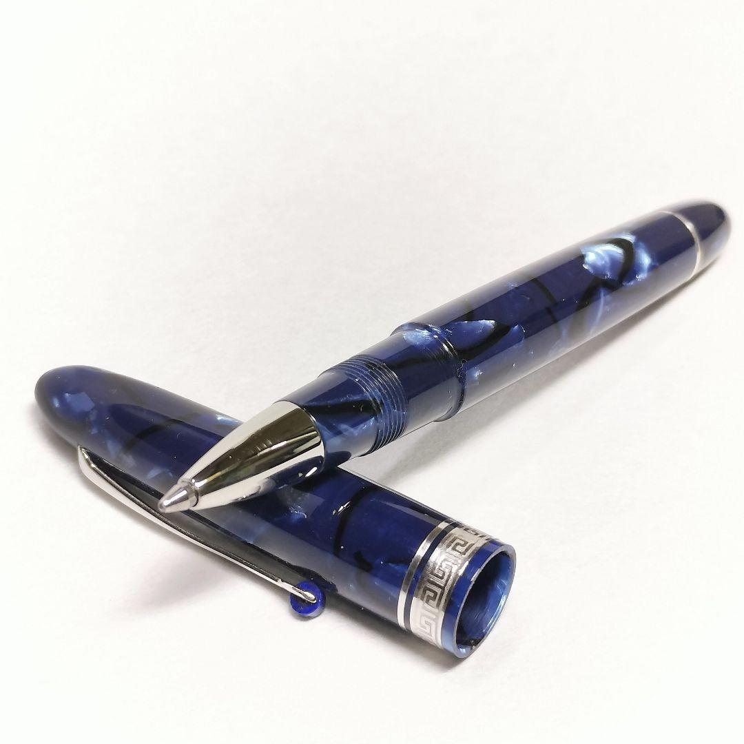 OMAS オマス ボールペン セルロイド ブルーロイヤル