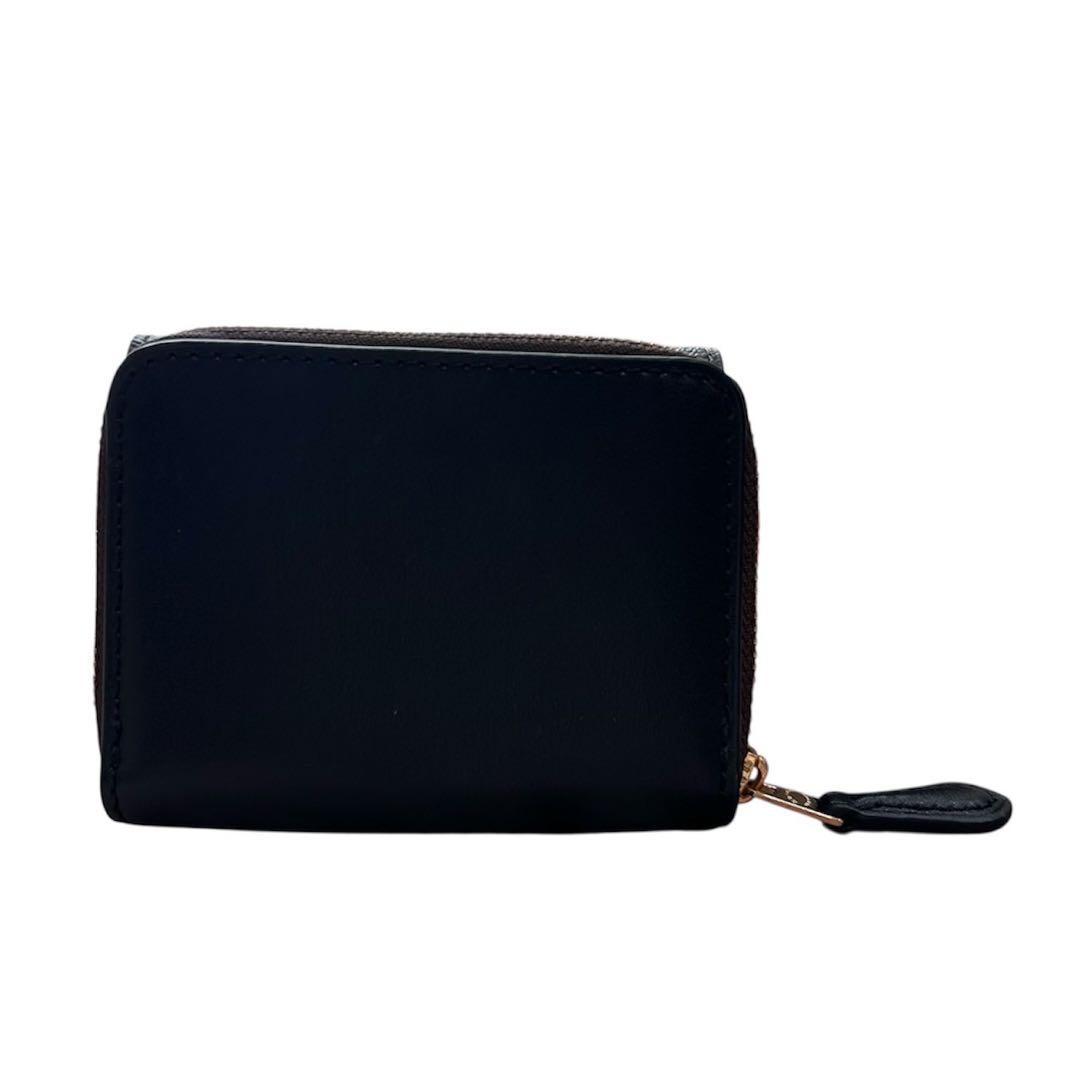 ヌルホリラ様 新品級✨ COACH コーチ シグネチャー柄 三つ折り財布