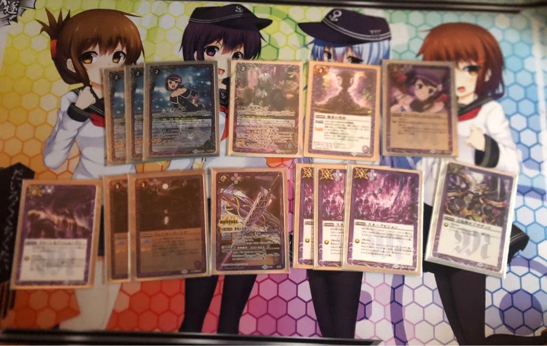 バトスピ　紫　呪鬼、魔界七将、ドール　デッキ