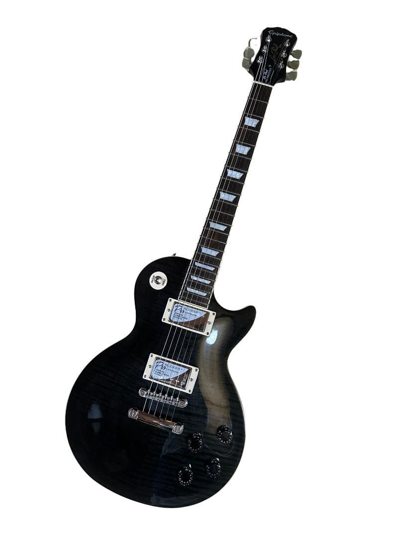 ギブソンケース付き Fシリアル Epiphone レスポール ブラック