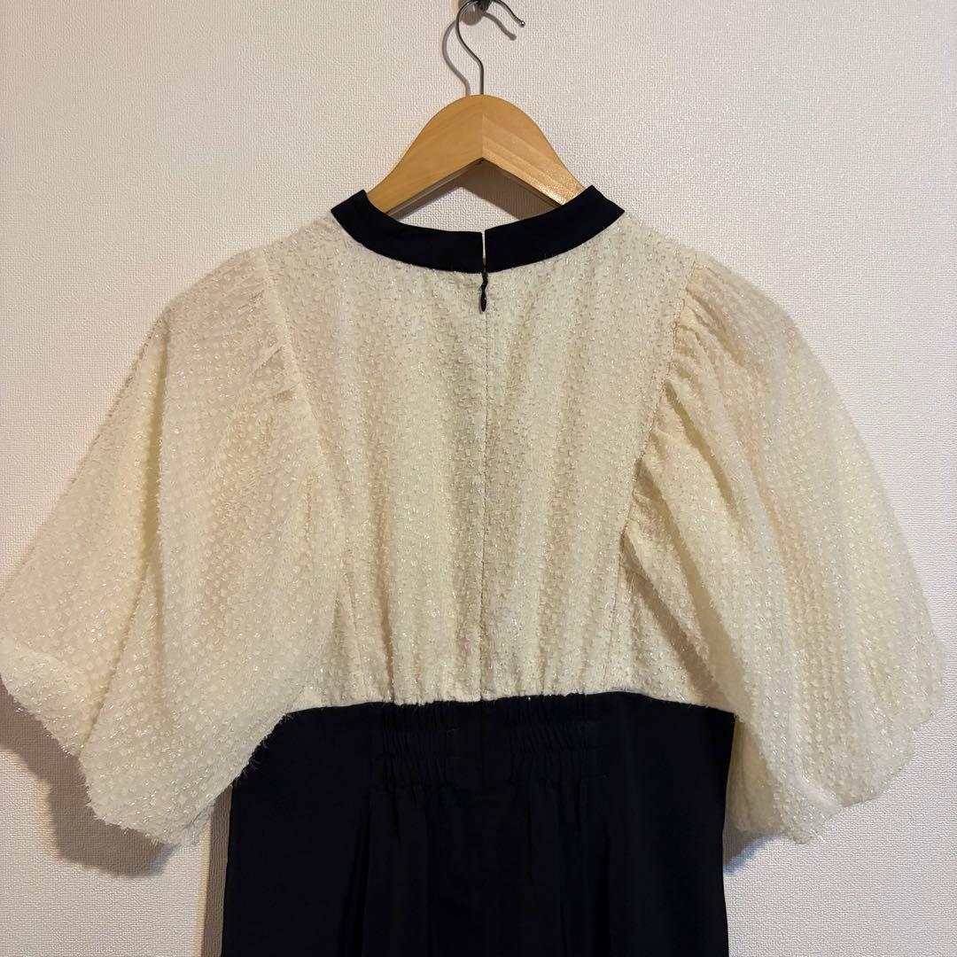 Audrey and John Wad ラメジャガード×サテンマーメイドドレス