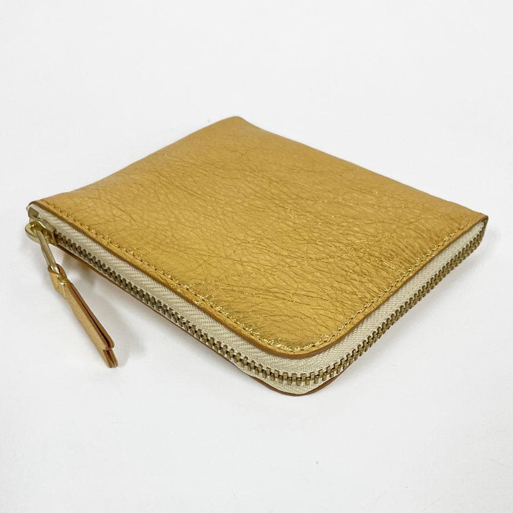 未使用 COMME des GARCONS ギャルソン ゴールド L字 ミニ財布