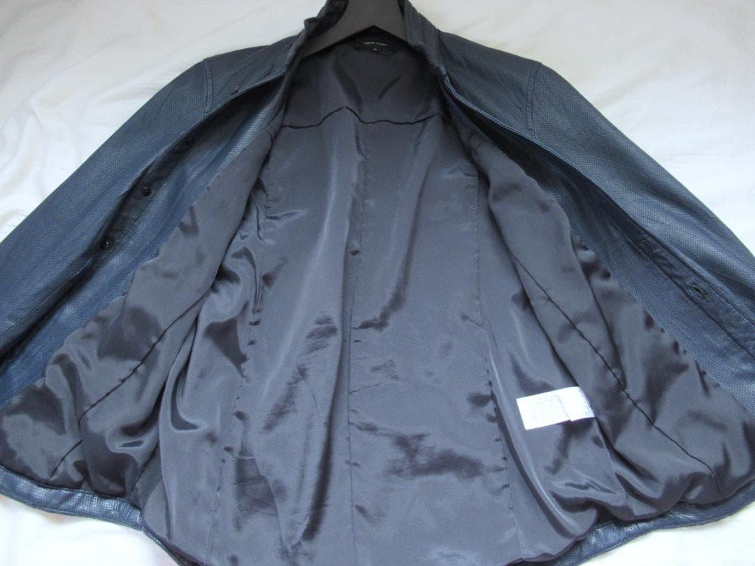 joseph homme レザーシャツ レザージャケット 46 本革 ラムレザー