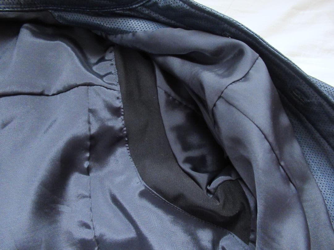 joseph homme レザーシャツ レザージャケット 46 本革 ラムレザー