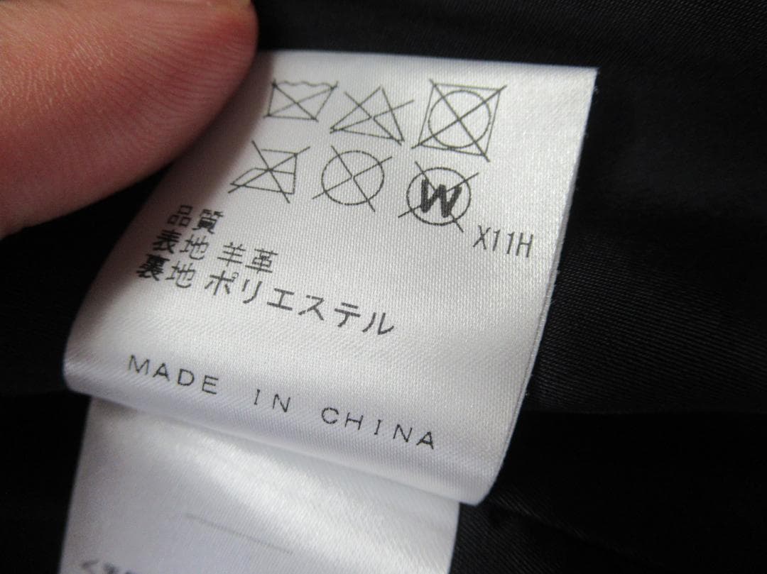 joseph homme レザーシャツ レザージャケット 46 本革 ラムレザー