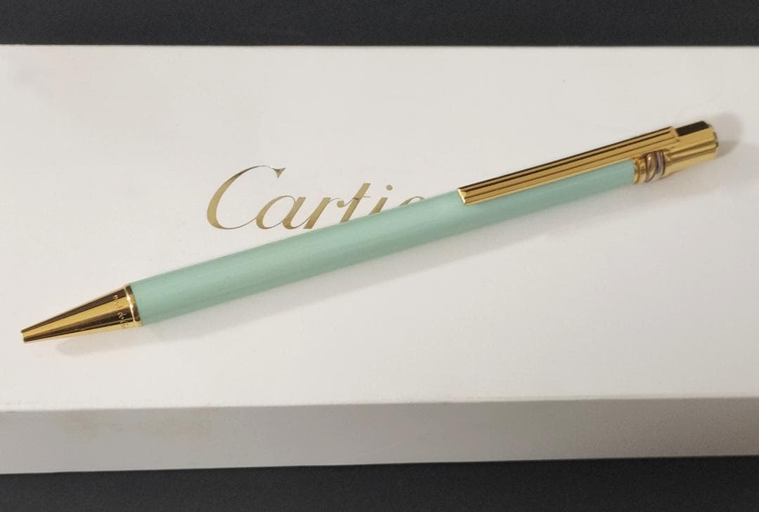 Cartier マスト ドゥ カルティエ トリニティ グリーン ボールペン