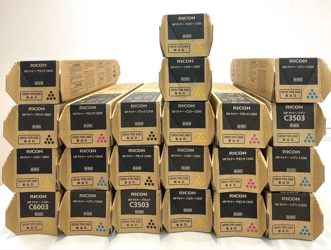 RICOH MPPトナー C6003・C3503 22本SET