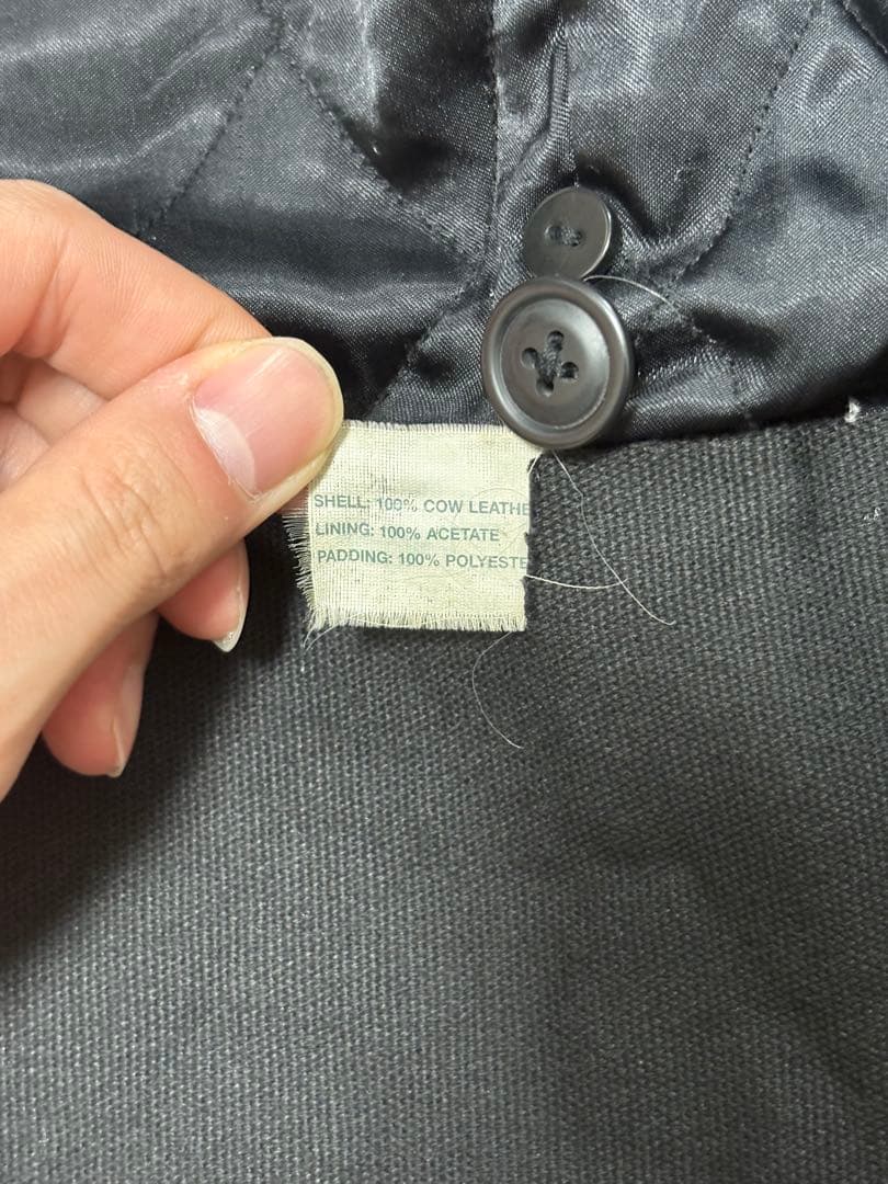 00s old Gap レザージャケット　レザースイングトップ　短丈