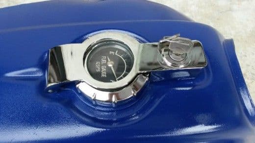 新品 CB400N CB750F CBX1000 ゲージ付 タンクキャップ 黒