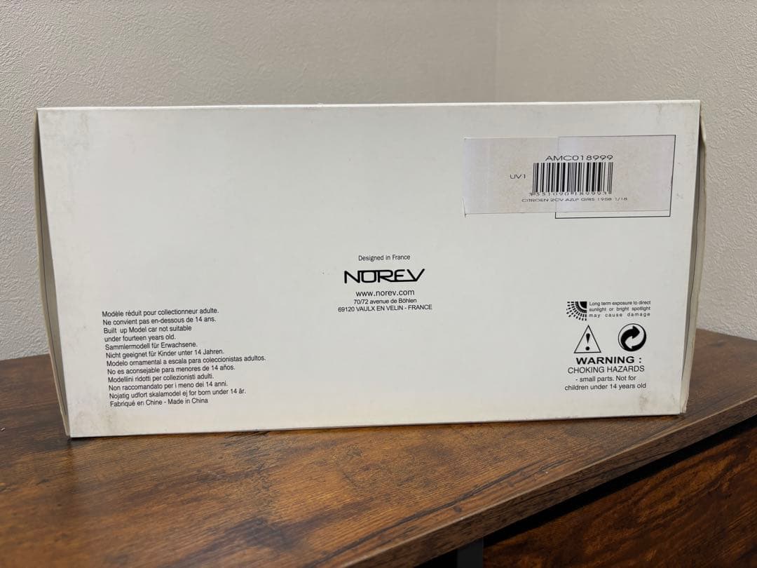 NOREV CITROEN 2CV AZLP GRIS1958 ミニカー1/18