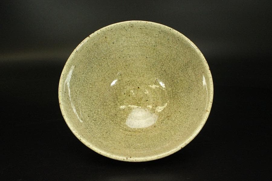 茶道具 高麗窯 高麗井戸茶碗 煎茶 箱入 (メ390)