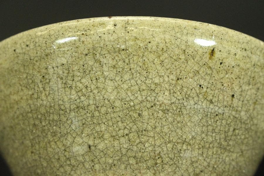 茶道具 高麗窯 高麗井戸茶碗 煎茶 箱入 (メ390)