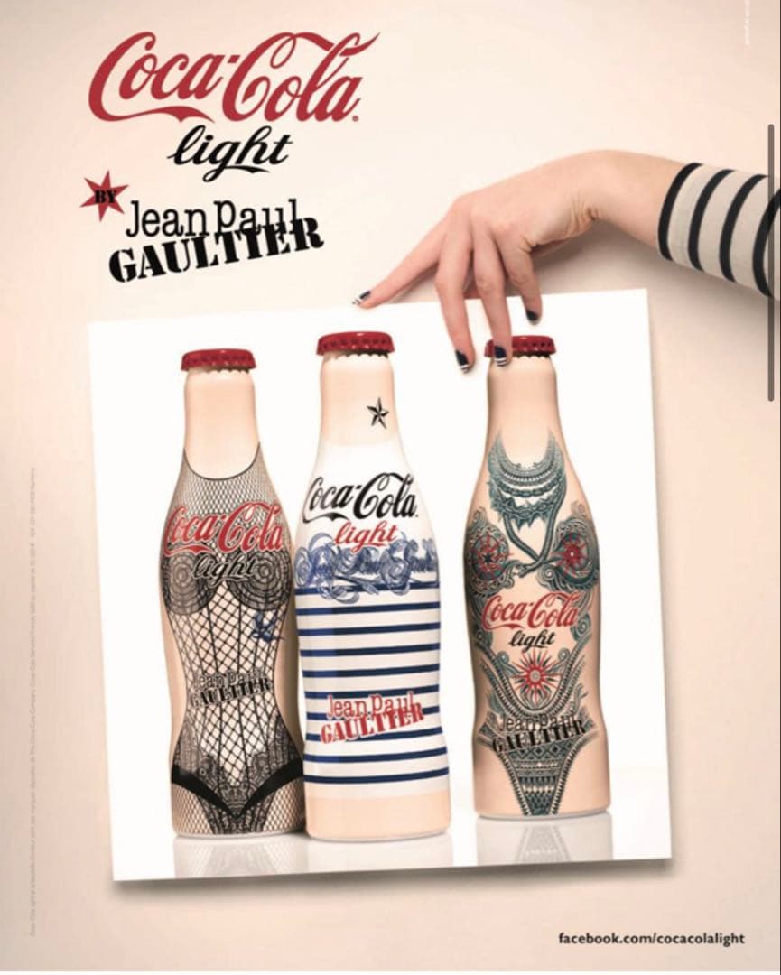 日本未発売　コカコーラ　ジャンポールゴルチエ　限定デザイン
