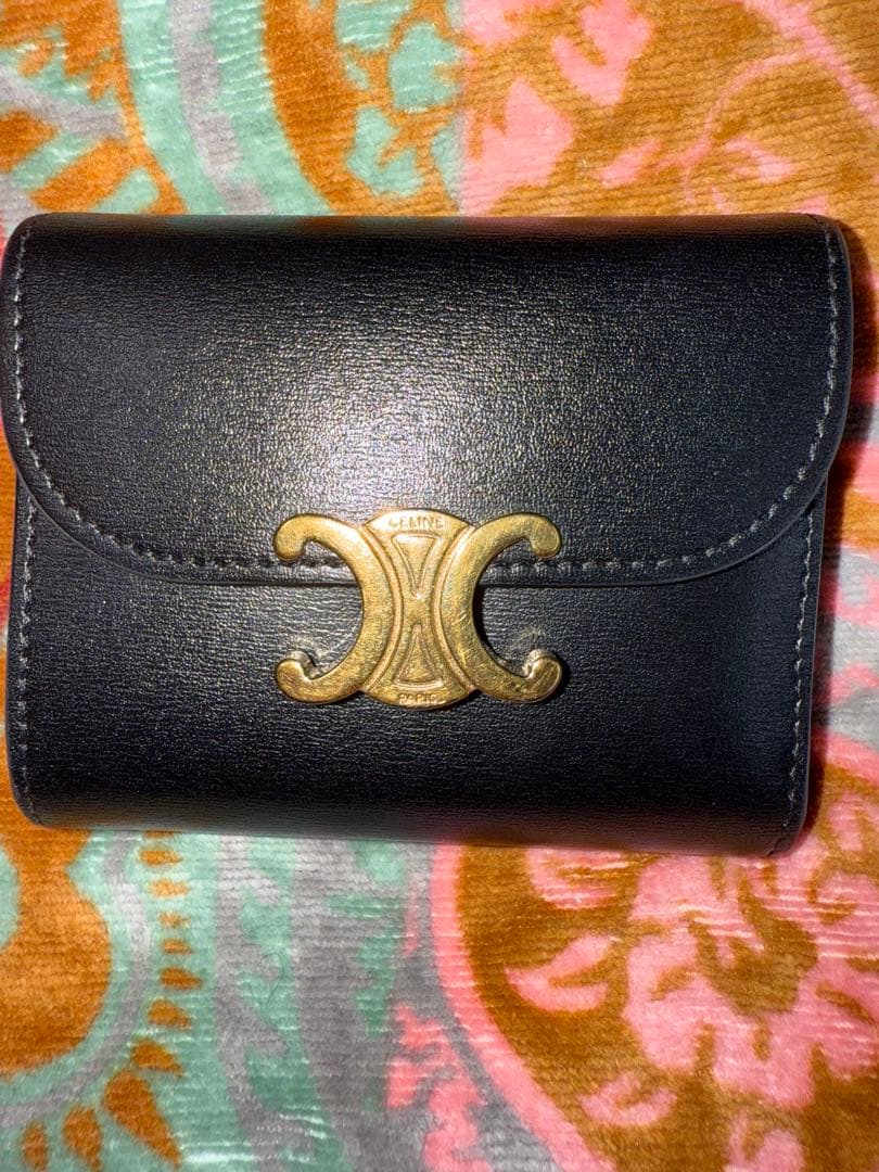 みCELINE フラップウォレット　トリオンフ