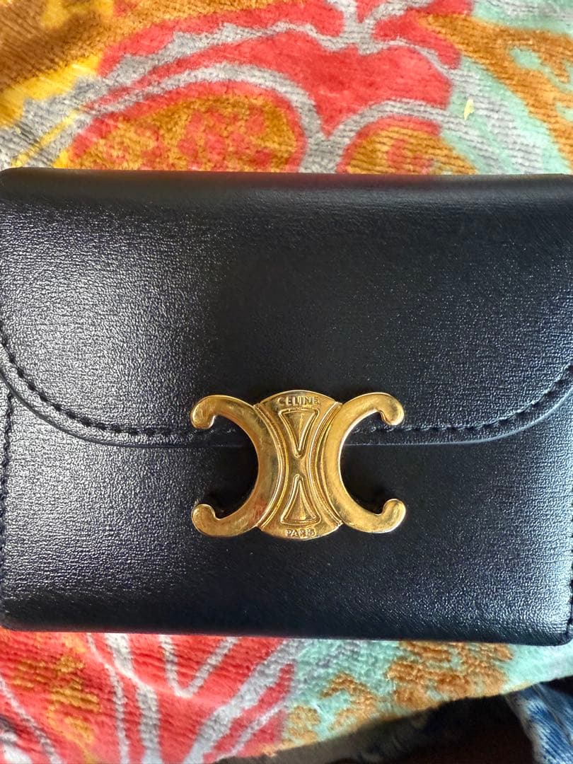 みCELINE フラップウォレット　トリオンフ