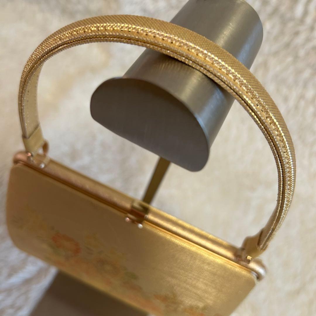 未使用⭐︎佐賀錦　草履バッグセット　正絹　金糸　フォーマル　訳あり