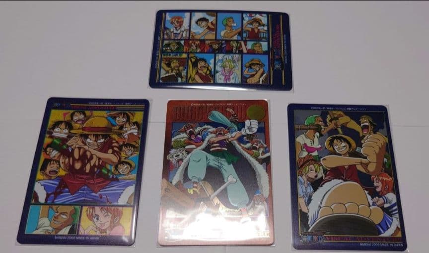 ワンピース　カードダス　原作　扉絵　レアカード4点セット