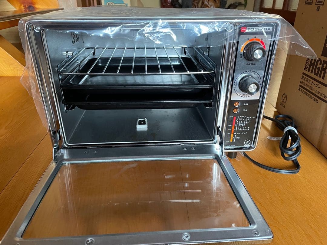TOSHIBA 上下ヒーターオーブン 6段階温度設定