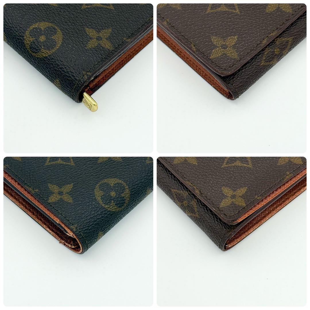 【訳あり】ルイヴィトン モノグラム ポルトモネ ビエ トレゾール L字ジップ