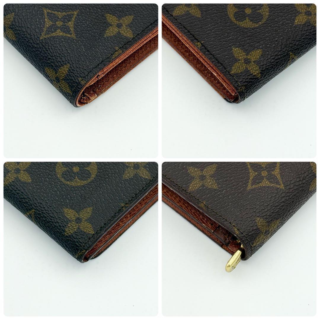 【訳あり】ルイヴィトン モノグラム ポルトモネ ビエ トレゾール L字ジップ
