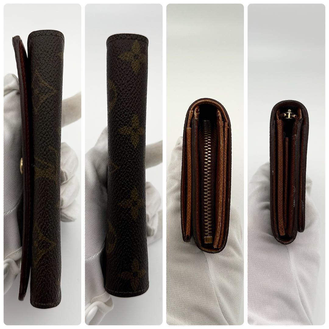 【訳あり】ルイヴィトン モノグラム ポルトモネ ビエ トレゾール L字ジップ