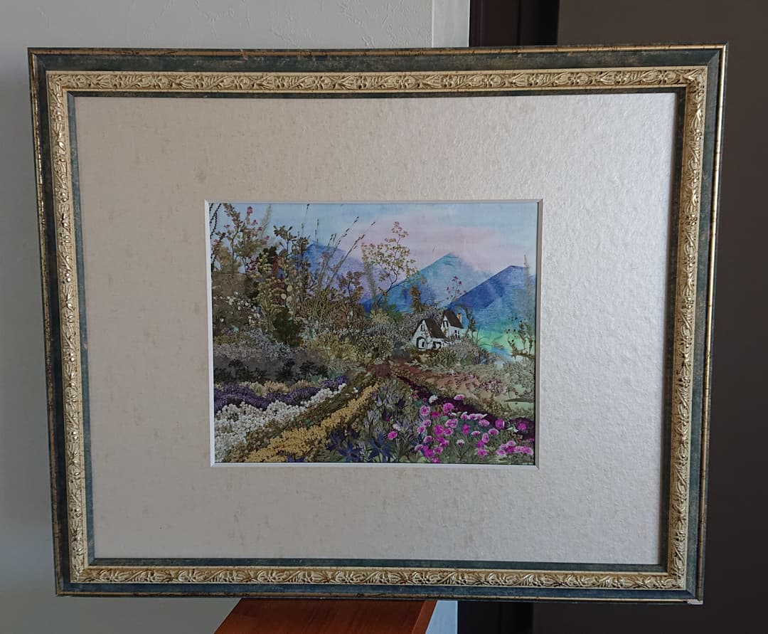 ハンドメイド 押し花 額 ふしぎな花倶楽部