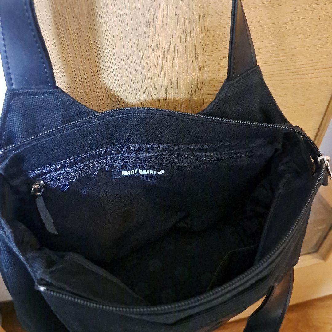 美品　MARY QUANT　ハンドバッグ　ブラック
