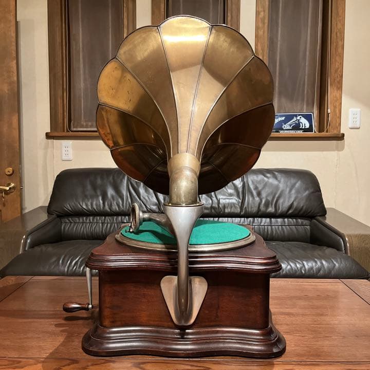 ♫最高峰‼︎ 米国 大型 Columbia MODEL BY ラッパ蓄音機