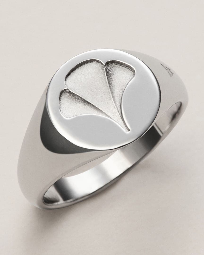トムウッド　tomwood シルバー葉型デザインリング