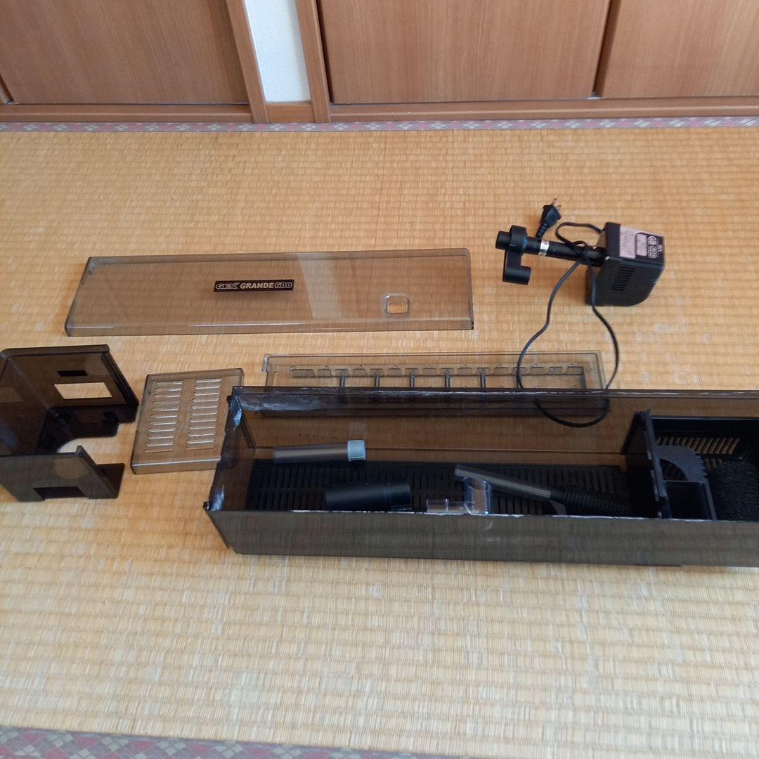 中古☆60cm水槽☆水槽☆上部フィルター☆新品おまけ付き