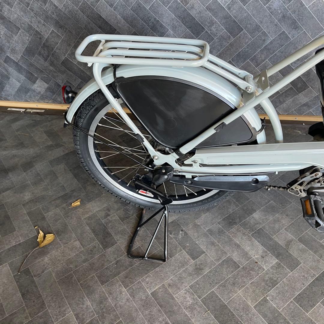 Bridgestone BiKeグレー 電動アシスト自転車 バスケット付き