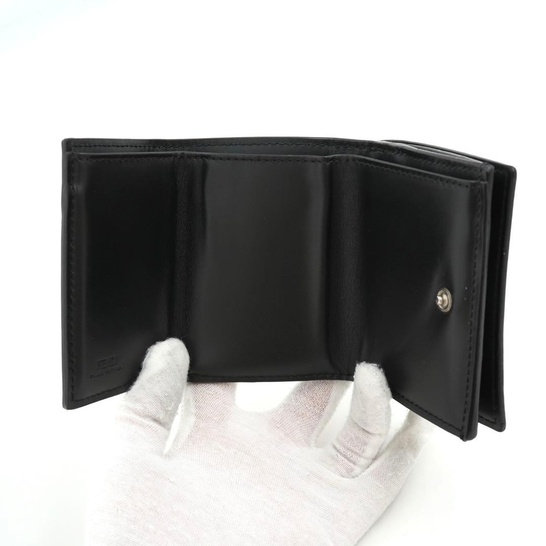 ✨未使用展示品✨　FENDI ミニ財布　ズッカ　ズッキーノ　FFロゴ　三つ折り