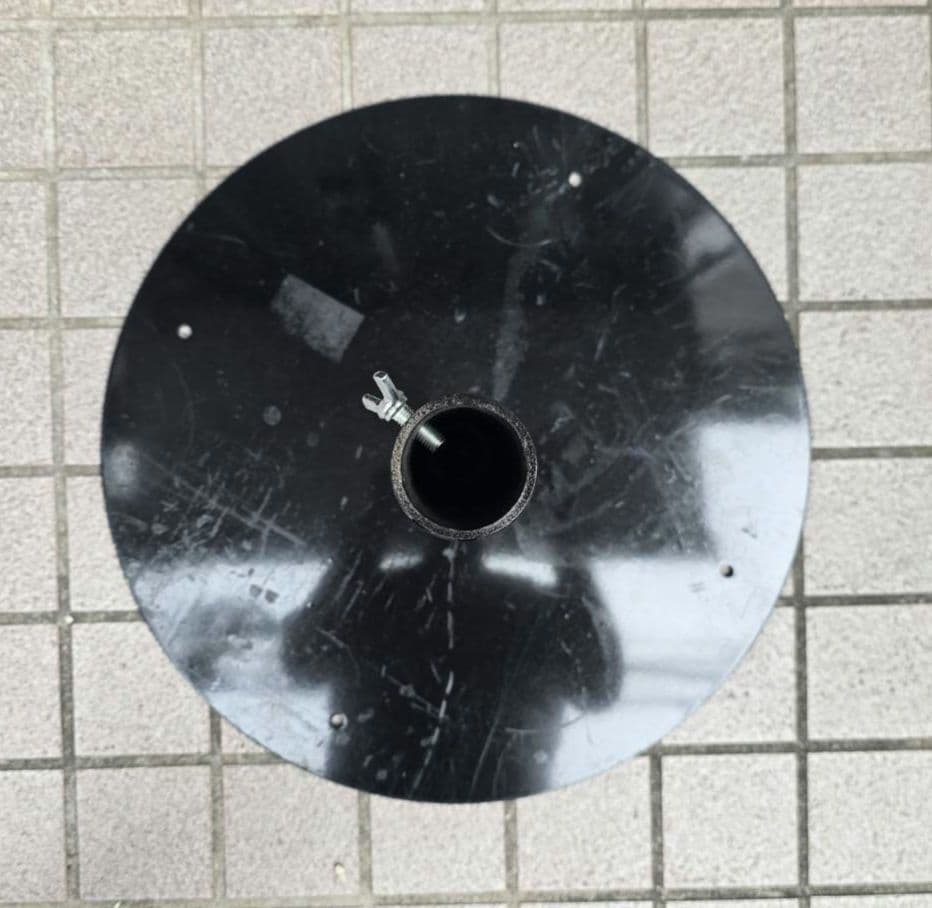 野点傘　傘立て　立台　スタンド　鉄製