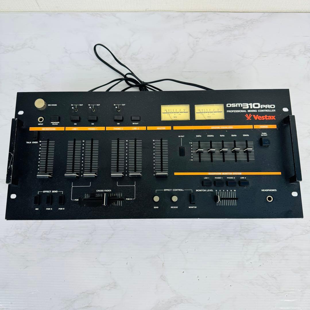 【希少・動作品】　Vestax　DSM-310PRO　DJミキサー　ビンテージ