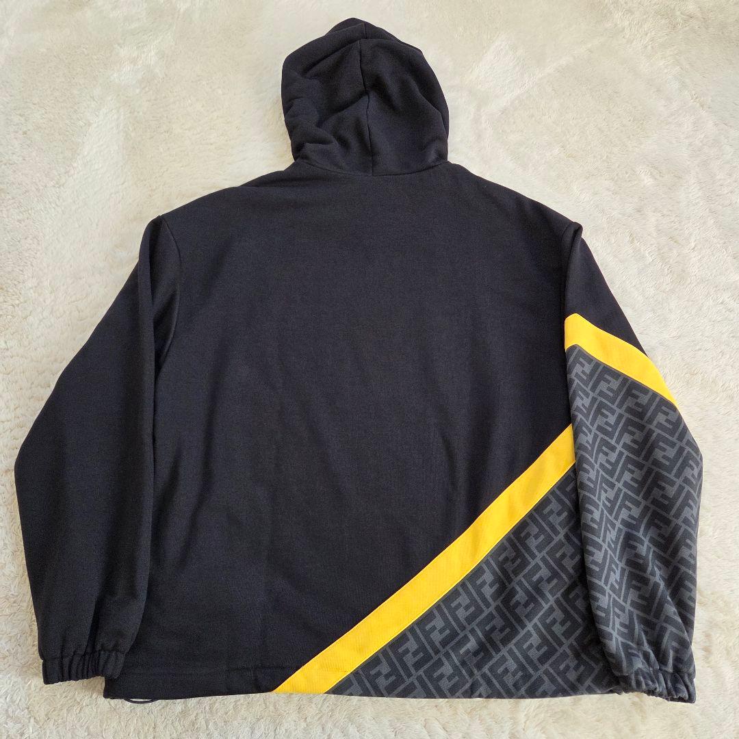 新品　フェンディ　ズッカ　パーカー　フーディ　ブラック　ユニセックス