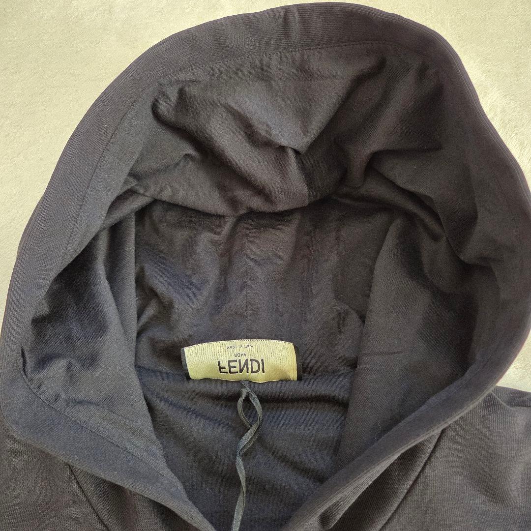 新品　フェンディ　ズッカ　パーカー　フーディ　ブラック　ユニセックス
