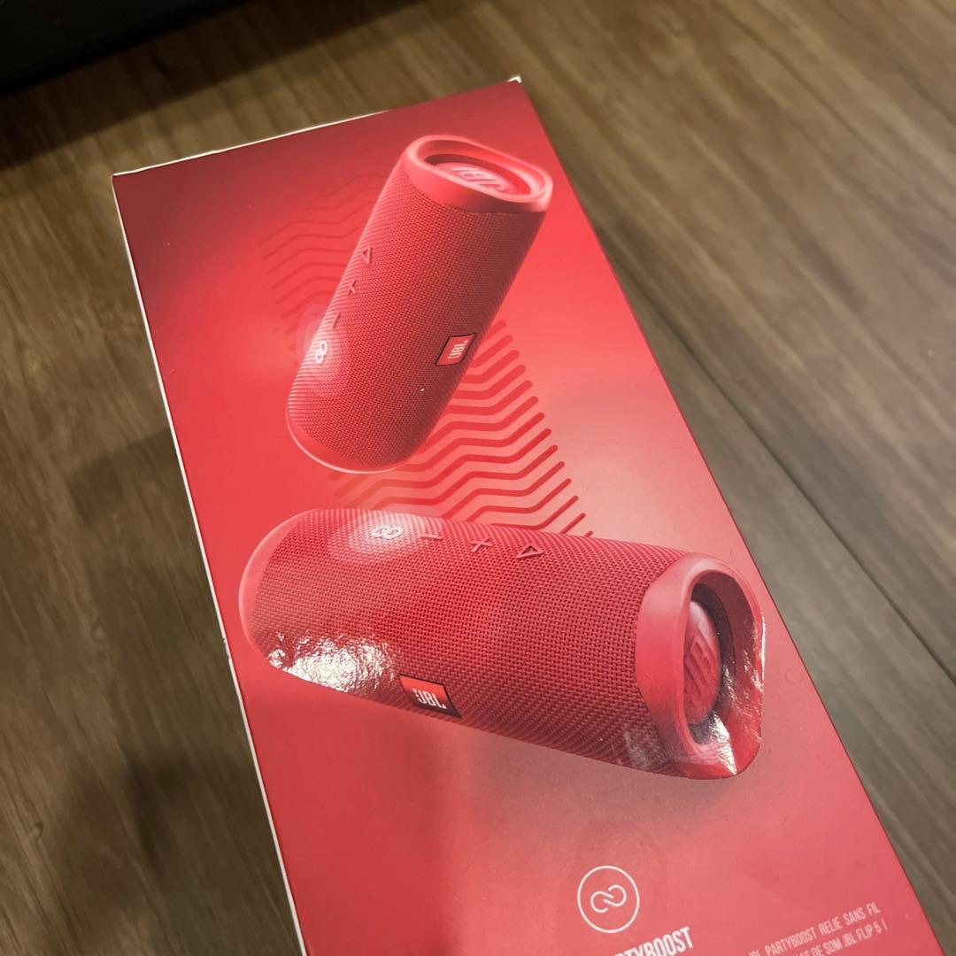 JBL FLIP5 レッド ワイヤレススピーカー