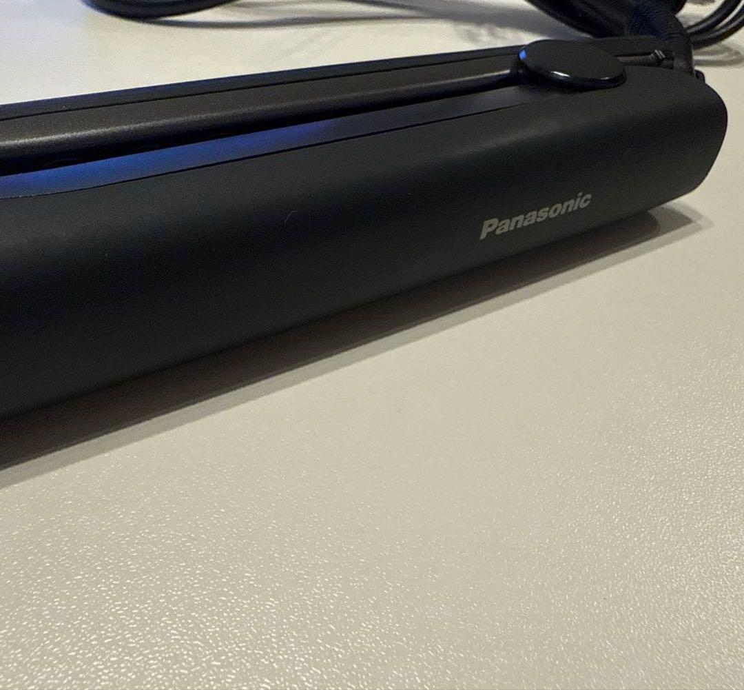パナソニック　ストレートアイロン ナノケア 黒 EH-HS0J-K