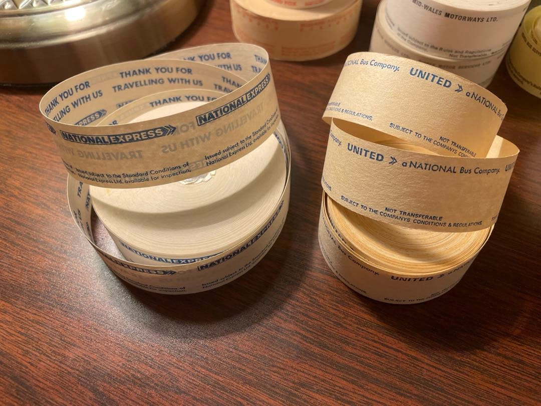 専用ページ　海外　レアロールチケットヴィンテージ　チケット