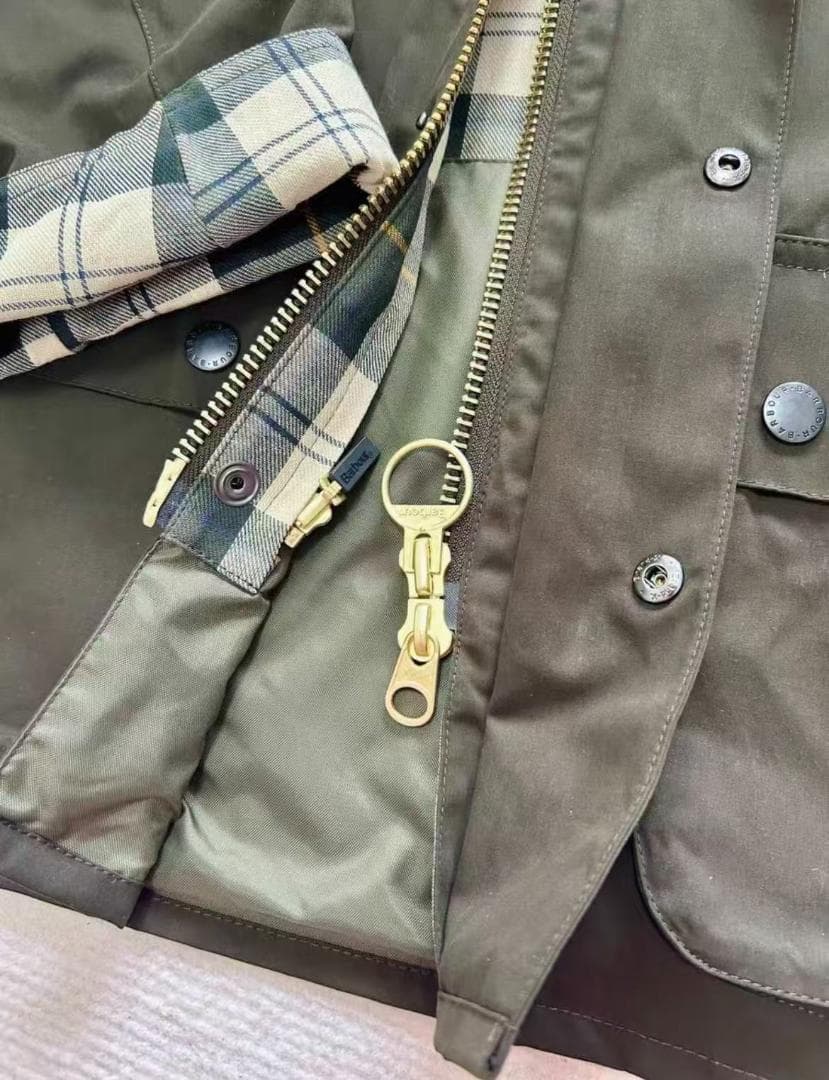 Barbour OS Bedale ワックスなし版 セージグリーン